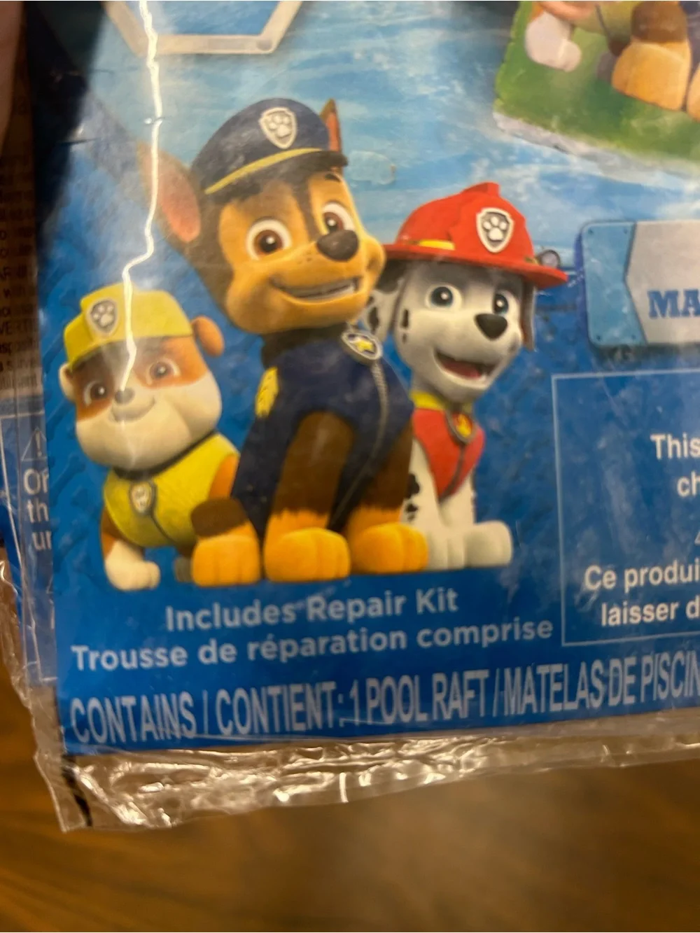 New Nickelodeon PAW Patrol Inflatable Pool Raft - Blue/Green 3 Available